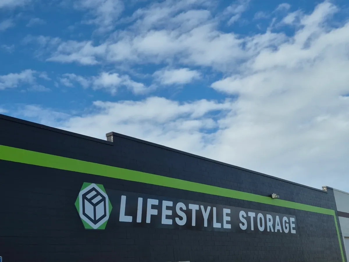 Lifestyle Storage signage on building